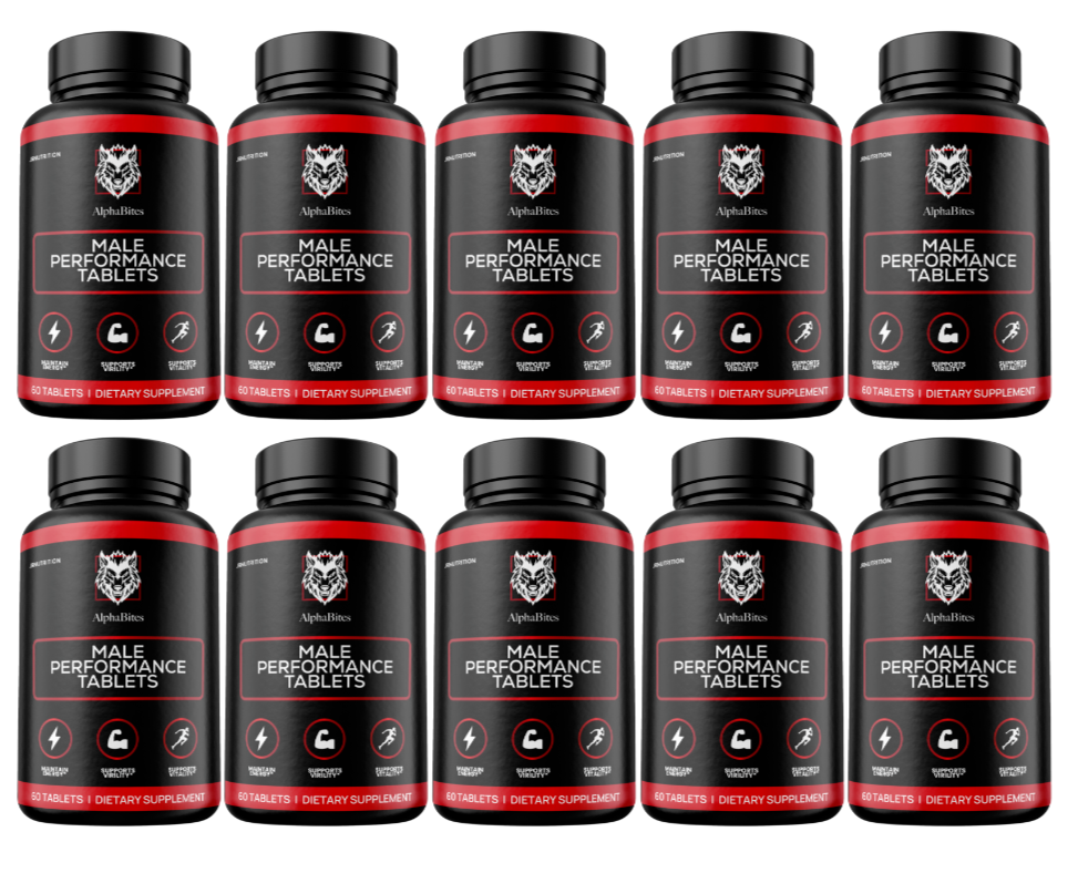 (10 Pack) Alpha Bites - Male Enhancement 60 Capsules